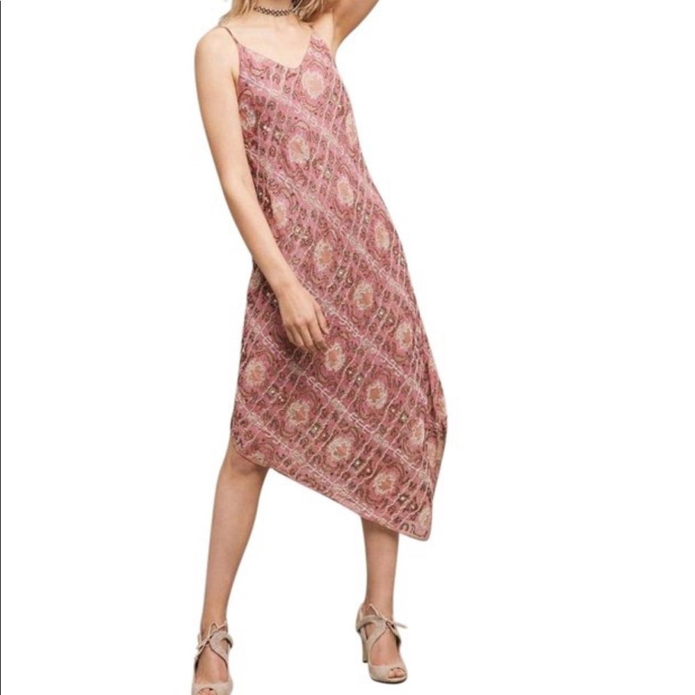 Anthropologie Lilou Beaded Slip Dress by Floreat - Picture 2 of 6